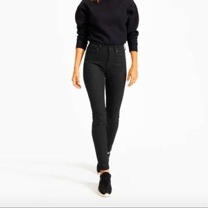High Rise Black Jeans
